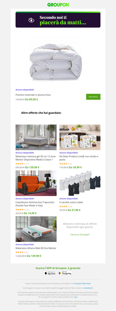 Dì sì all'offerta! È ancora disponibile!