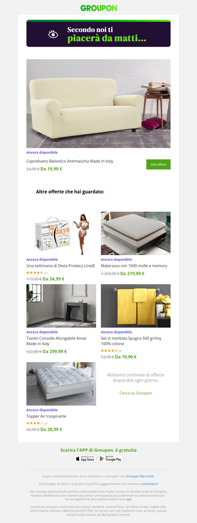 Dì sì all'offerta! È ancora disponibile!