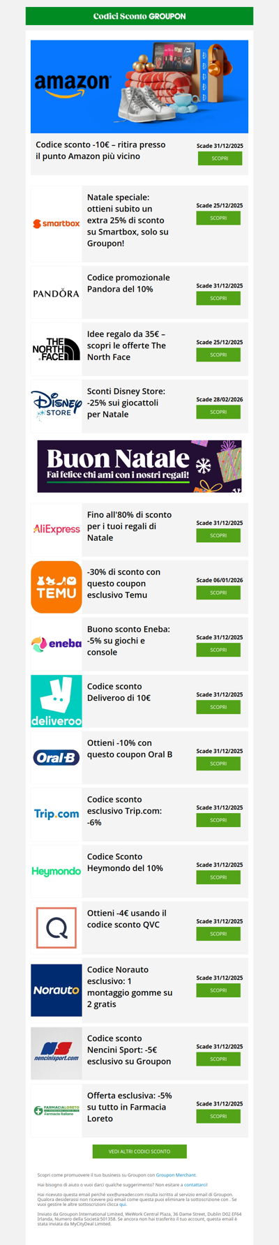 Regali last-minute? Amazon, Smartbox e AliExpress fino a -80% 🎅