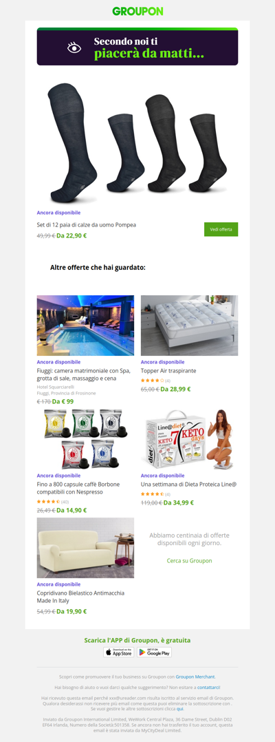 Sei pronta? L'offerta che avevi visto è ancora disponibile!