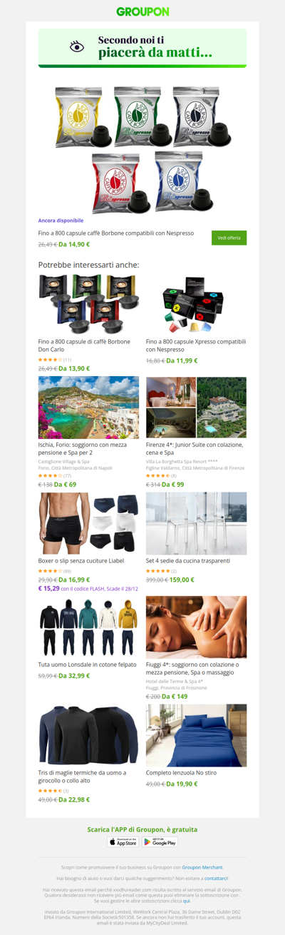 Sei pronta? L'offerta che avevi visto è ancora disponibile!