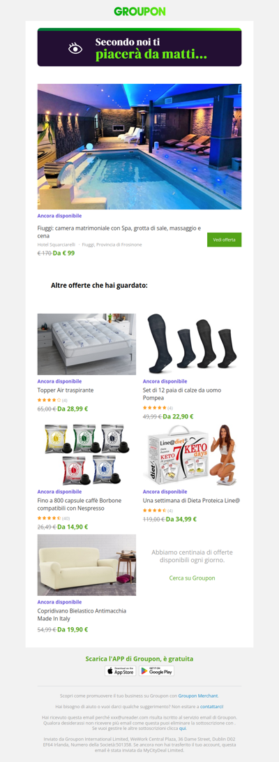 Sei pronta? L'offerta che avevi visto è ancora disponibile!