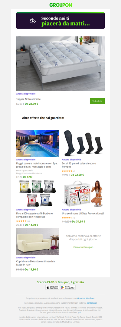 Sei pronta? L'offerta che avevi visto è ancora disponibile!