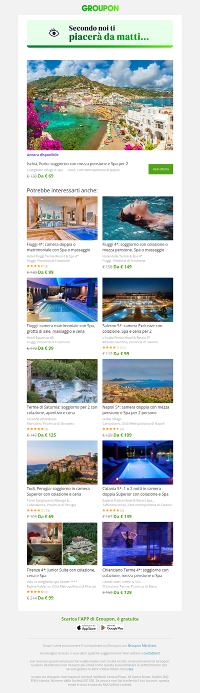 L'offerta che avevi visto è ancora disponibile!