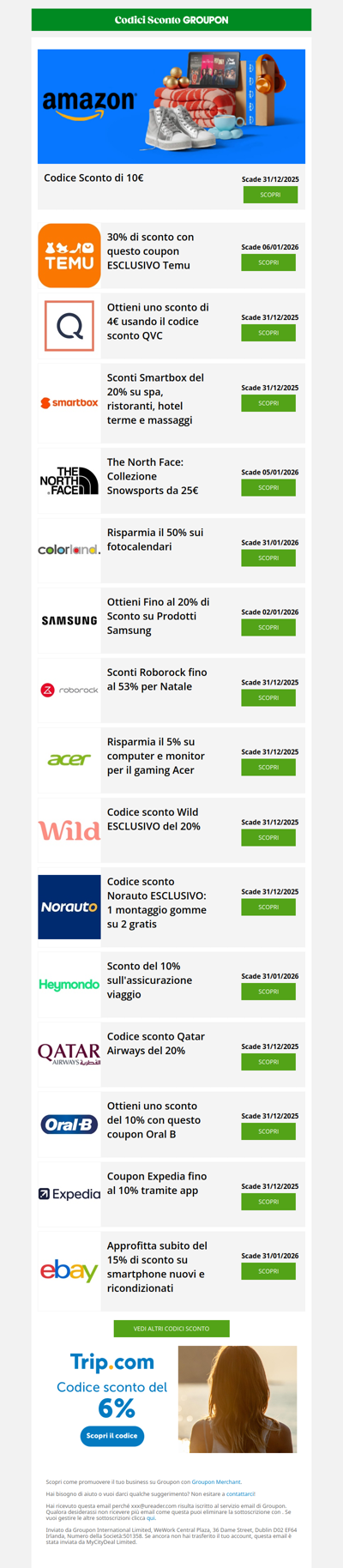 Saldi di Fine Anno: Amazon, Samsung e Roborock (-53%)