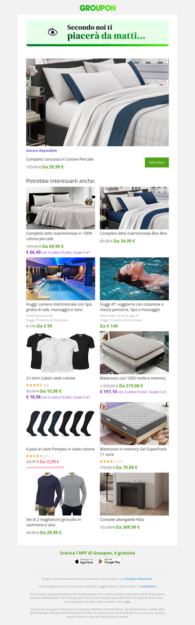 Sei pronta? L'offerta che avevi visto è ancora disponibile!