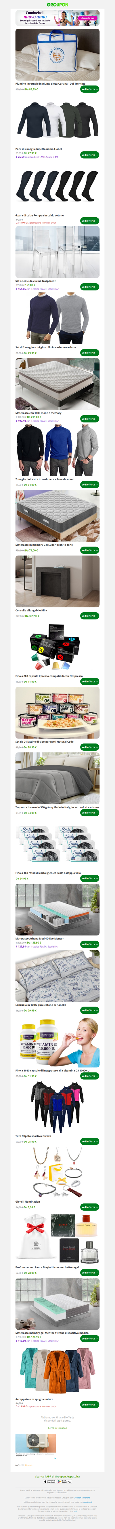 Piumino invernale in piuma d'oca Cortina - Dal Trentino