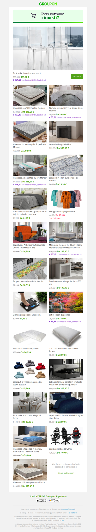 Non perderti le offerte per la tua casa! Scoprile oggi stesso!