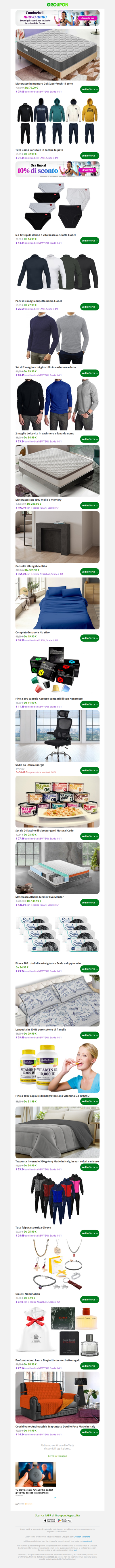 Materasso in memory Gel SuperFresh 11 zone