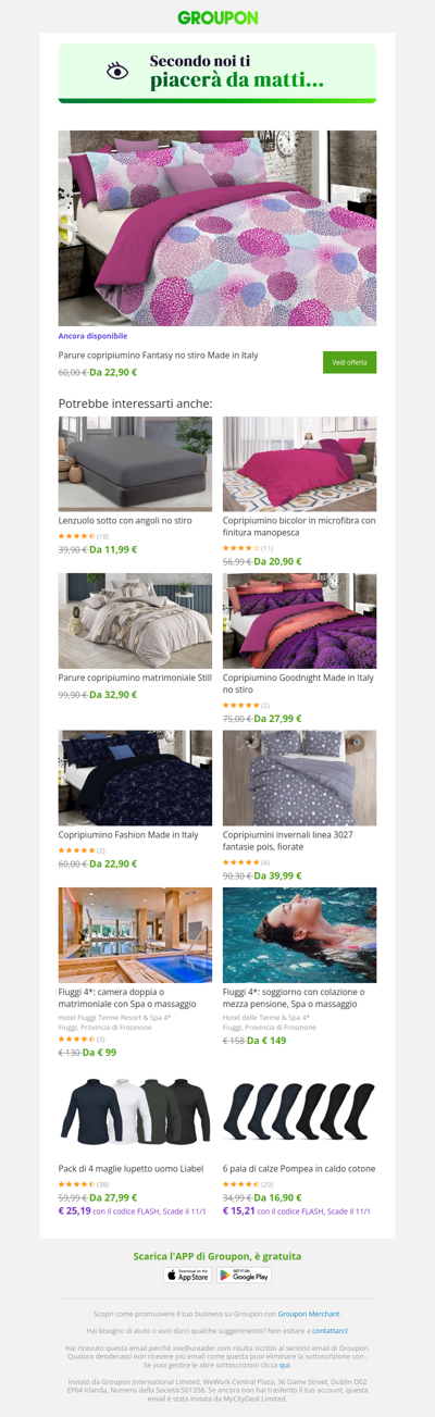 Sei pronta? L'offerta che avevi visto è ancora disponibile!