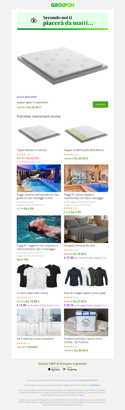 L'offerta che avevi visto è ancora disponibile!