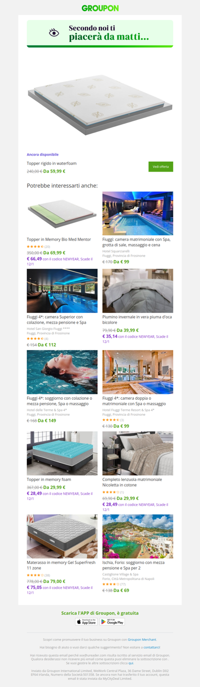 L'offerta che avevi visto è ancora disponibile!