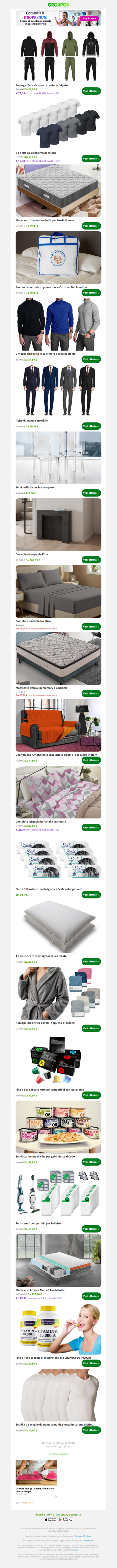 Superga: Tuta da uomo in cotone felpato