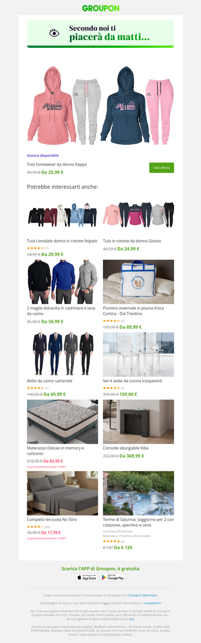 Sei pronta? L'offerta che avevi visto è ancora disponibile!