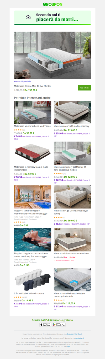 L'offerta che avevi visto è ancora disponibile!