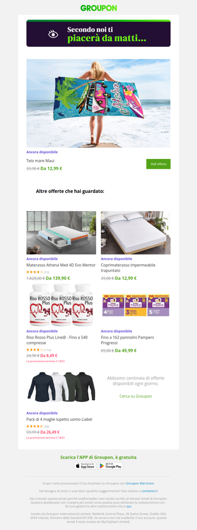 Dì sì all'offerta! È ancora disponibile!