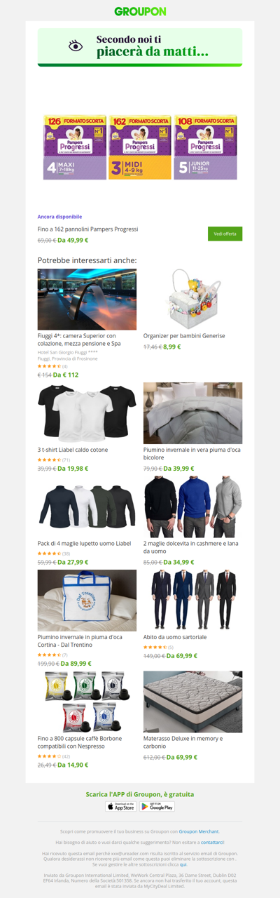 L'offerta che avevi visto è ancora disponibile!