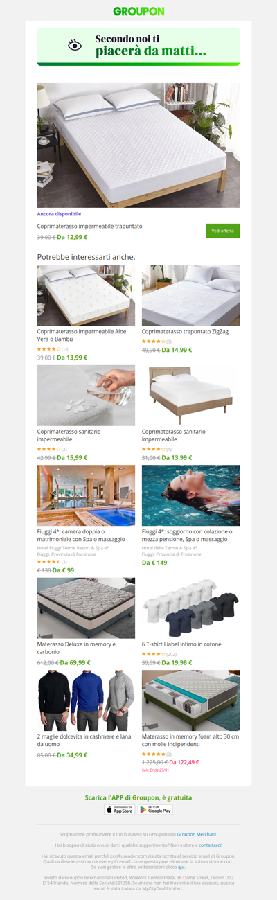 Siamo sicuri che quest'offerta ti piacerà!