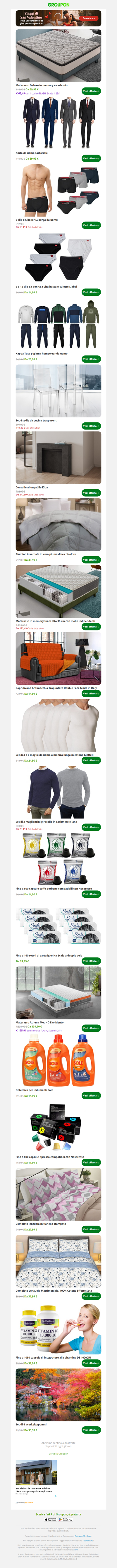 Materasso Deluxe in memory e carbonio