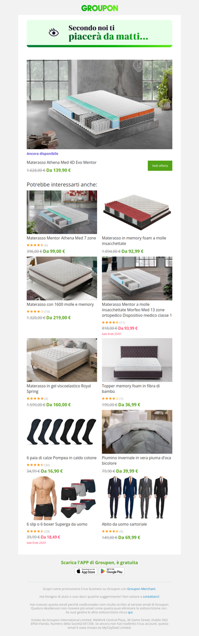 L'offerta che avevi visto è ancora disponibile!