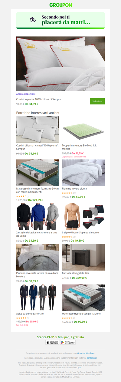 Dì sì all'offerta! È ancora disponibile!