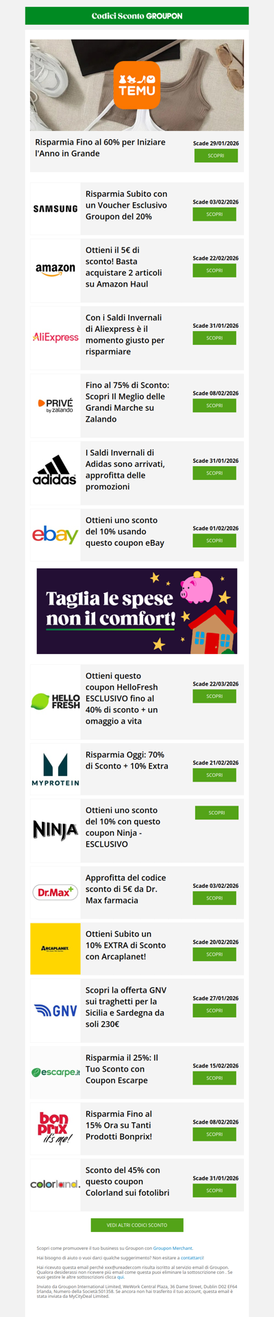Temu e Amazon: Sconti fino al -60% solo per poche ore ⏳
