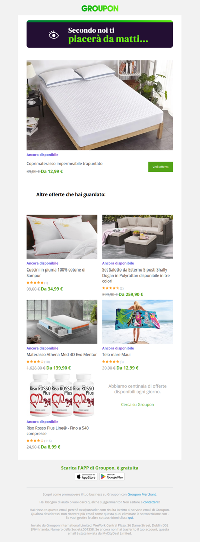 Sei pronta? L'offerta che avevi visto è ancora disponibile!