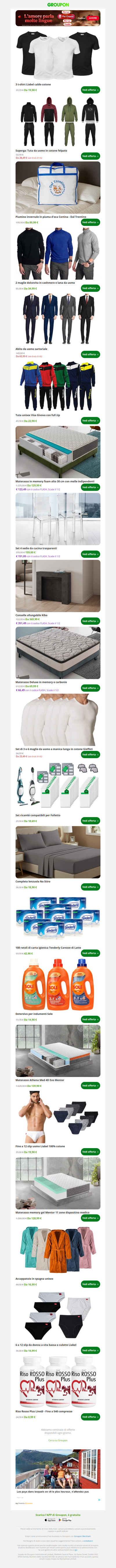 3 t-shirt Liabel caldo cotone