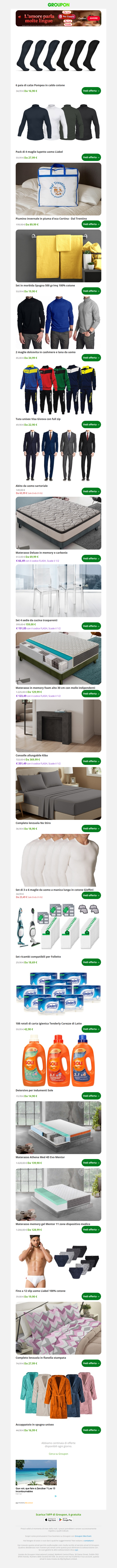 6 paia di calze Pompea in caldo cotone