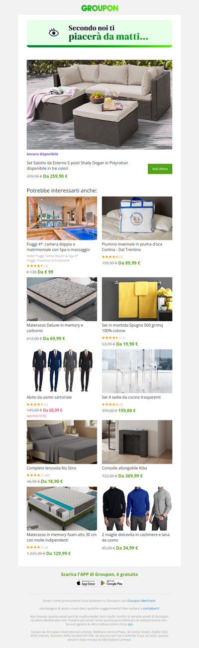 Dì sì all'offerta! È ancora disponibile!