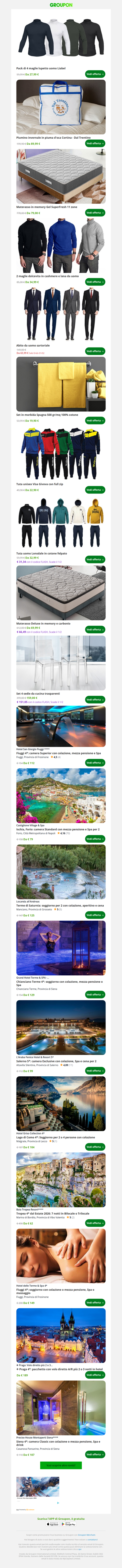 Pack di 4 maglie lupetto uomo Liabel