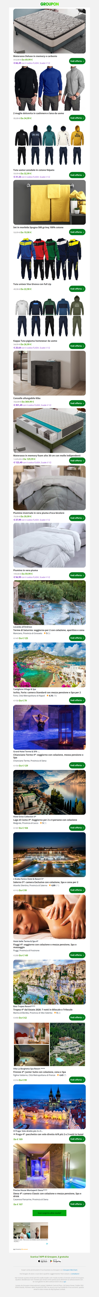 Materasso Deluxe in memory e carbonio