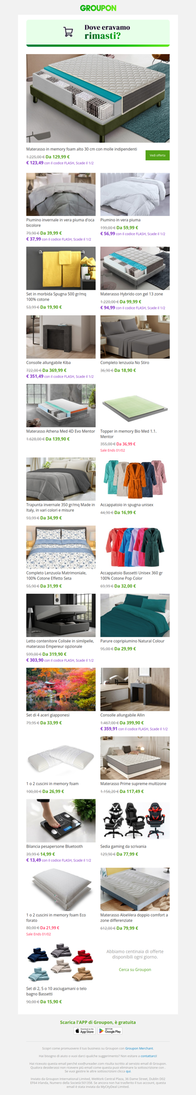 Non perderti le offerte per la tua casa! Scoprile oggi stesso!