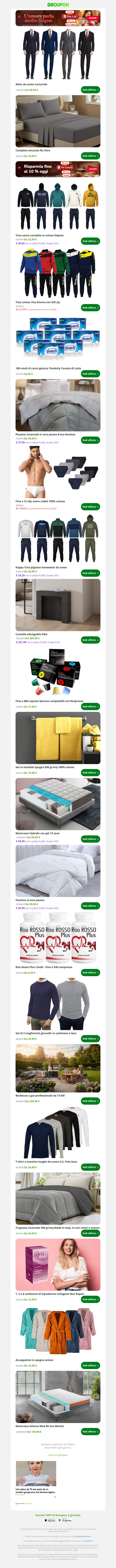 Abito da uomo sartoriale