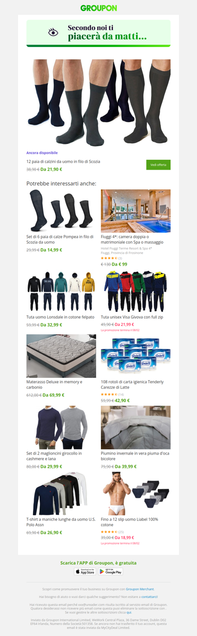 Dì sì all'offerta! È ancora disponibile!