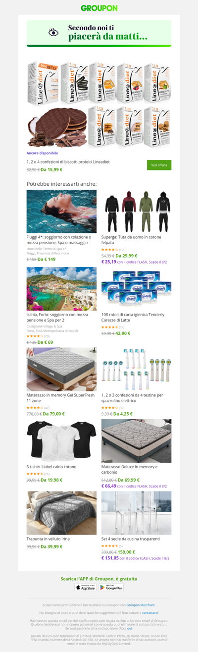 L'offerta che avevi visto è ancora disponibile!