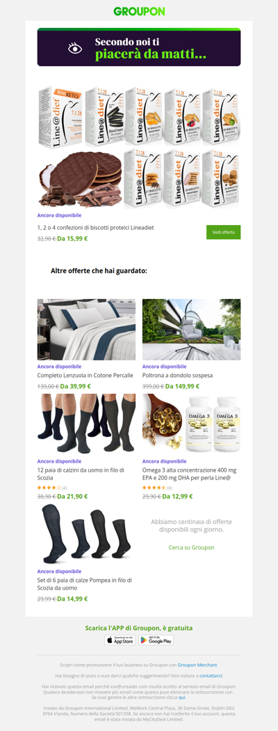 Sei pronta? L'offerta che avevi visto è ancora disponibile!