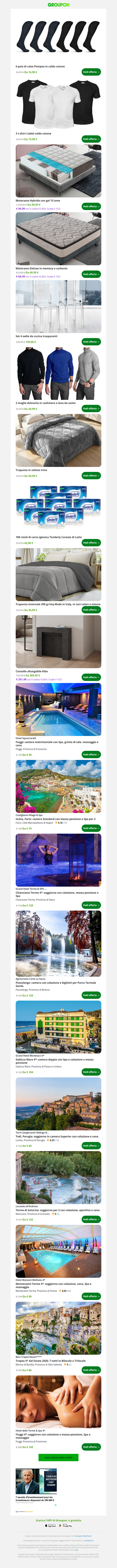 6 paia di calze Pompea in caldo cotone