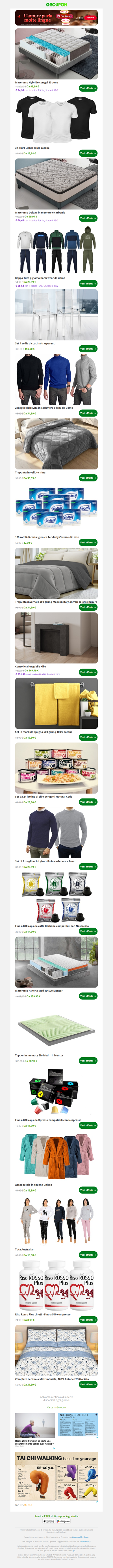 Materasso Hybrido con gel 13 zone