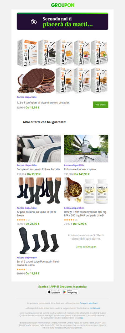 Sei pronta? L'offerta che avevi visto è ancora disponibile!