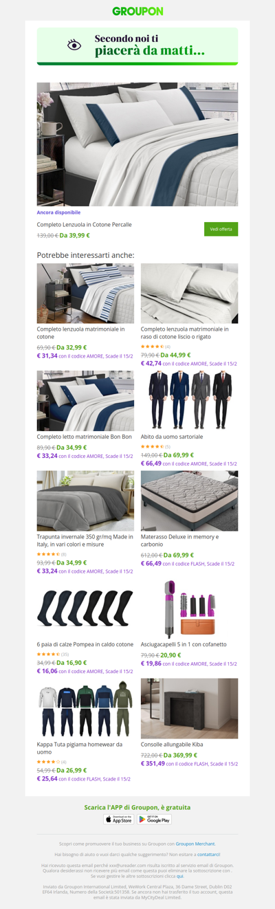 Dì sì all'offerta! È ancora disponibile!