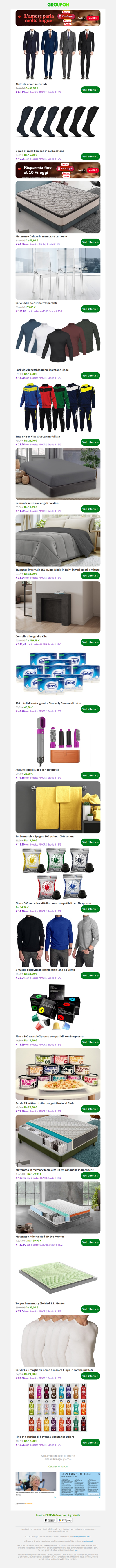 Abito da uomo sartoriale