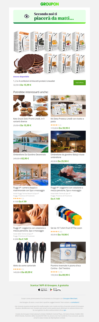 Sei pronta? L'offerta che avevi visto è ancora disponibile!