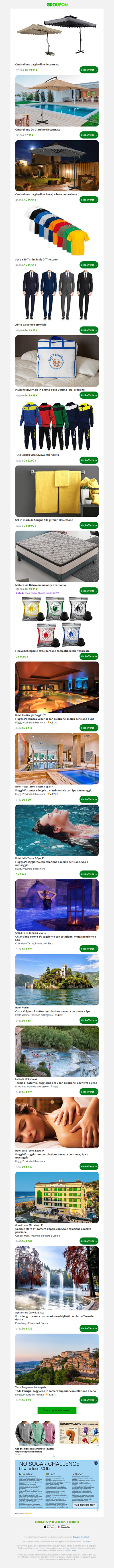 Ombrellone da giardino decentrato