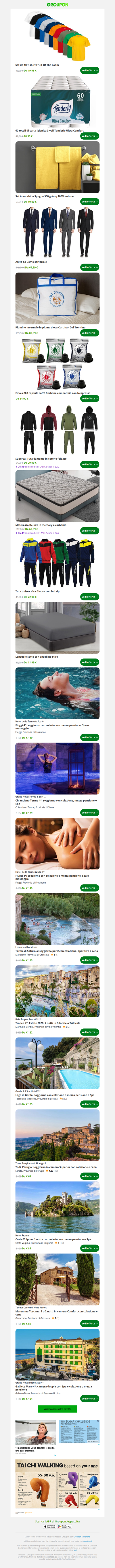 Set da 10 T-shirt Fruit Of The Loom