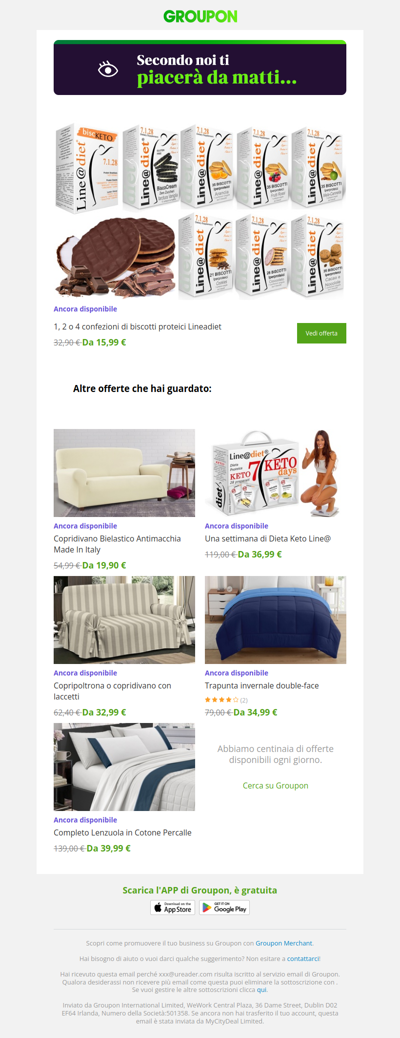 Sei pronta? L'offerta che avevi visto è ancora disponibile!