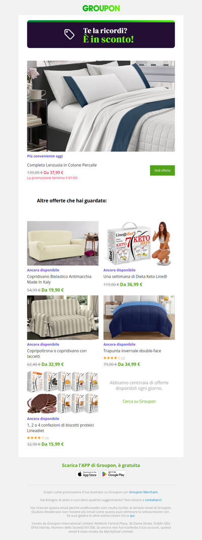 Risparmia ancora di più 💰💰 sull'offerta che avevi visto!