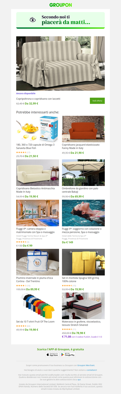 Sei pronta? L'offerta che avevi visto è ancora disponibile!