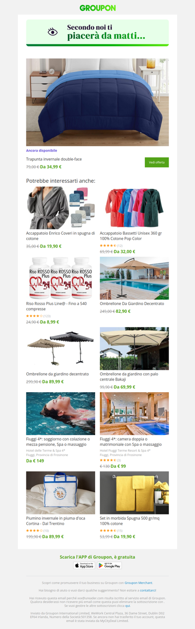 Dì sì all'offerta! È ancora disponibile!