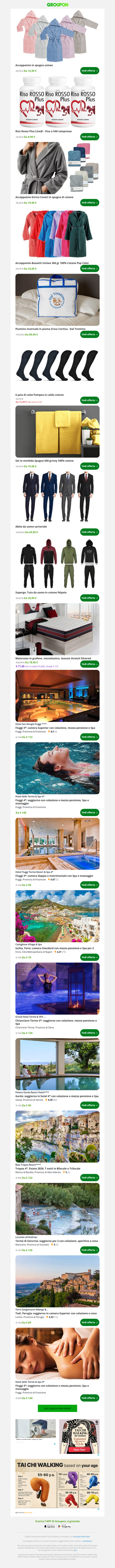 Accappatoio in spugna unisex